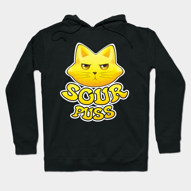 Sour Puss Hoodie by CoogsART
